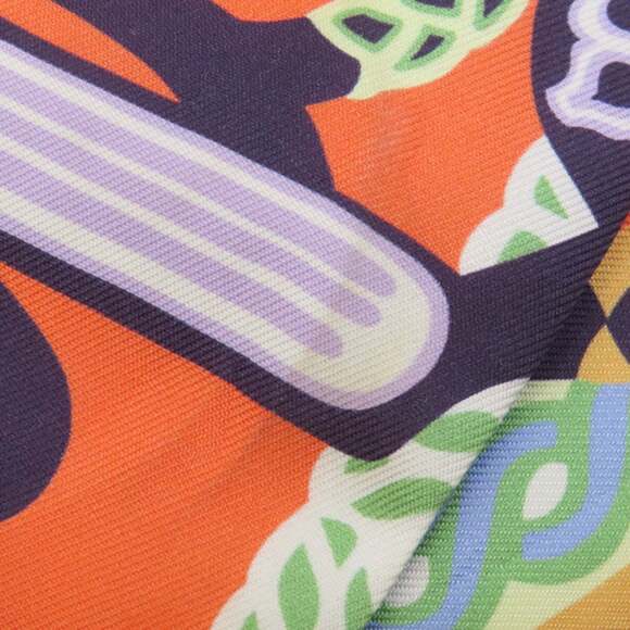 Hermes Twilly Scarf/Muffler Silk Women's HERMES - Picture 11 of 12